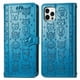 thumbnail image 2 of Funda Cartera FOXDOCK para iPhone 12 ProMax , Flip PU con Relieve de Gatos y Perros, Tarjetero y Soporte, 2 of 6