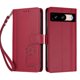 thumbnail image 3 of Funda Cartera Trébol para Google Pixel 8 con Ranuras Tarjetas y Carga Inalámbrica Rojo, 3 of 6