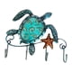 thumbnail image 4 of Ganchos De Pared De Tortuga Metal Fundido Azul 4 Ganchos Para Llaves Para Decoración De Llaves De Casa De Coche De Pared, 4 of 5