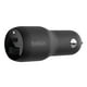 thumbnail image 1 of Cargador de auto 37W con cable USB-C a Lightning Negro, 1 of 5