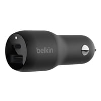 Belkin - Cargador De Auto 37W Con Cable Usb-C A Lightning Negro