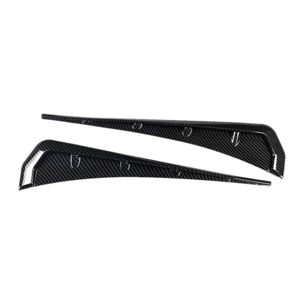 2 Rejillas De Ventilación Laterales Para Guardabarros De Coche, Accesorios Exteriores Para Automóviles, Pegatinas Universales Para Guardabarros, Patrón De Fibra De Carbono