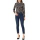 thumbnail image 2 of INSPIRE CHIC Camisa de Mujer con Botones, Manga Larga, Cuello en Punta, Estampado Floral Ditsy, Talla XL, Negro-Rosa Floral, 2 of 8