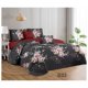 thumbnail image 2 of Cubrecama Quilt Verano King - Negro Rosas KFL633, 2 of 3