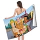 thumbnail image 4 of Recreo Toalla de playa de secado rápido con diseño temático, regalo para mujeres y niñas, ideal para cumpleaños, fans, amantes de la música, uso en la playa o al aire libre, 78 × 150 cm, 4 of 6