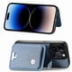 thumbnail image 2 of Funda Billetera Tejida para iPhone 14 Pro Max con Soporte y Tarjetero Azul, 2 of 5