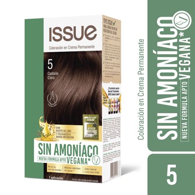 Coloración Cabello Sin Amoníaco 5 Castaño Claro 1 Un Issue