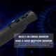 thumbnail image 3 of Controlador Wii Burcica Inalámbrico Negro – Pack de 2, 3 of 6