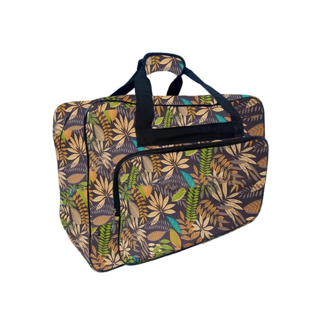 Bolsa Universal para máquina de coser, nailon, ligera, de gran capacidad, almohadilla acolchada, bolsillos, bolso de mano para viaje estándar al aire Estilo A
