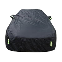 Ioensy - Ropa De Coche Universal Lluvia Nieve Resistente A La Intemperie Exterior Cubierta Completa Xl Negro