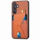 thumbnail image 5 of Funda Resistente para Samsung Galaxy S24 Plus con Tarjetero y Soporte, Diseño Magnético Marrón, 5 of 5