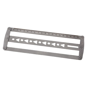 Bothyi - Regla Auxiliar Para Posicionamiento De Correas Herramienta Para Centrar Correas Herramienta Para Extremos De Correas Diy Triángulo