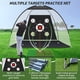 thumbnail image 2 of Red de golf KLAODOT de 10 x 7 pies con tapete de práctica, pelotas y camisetas, 2 of 7