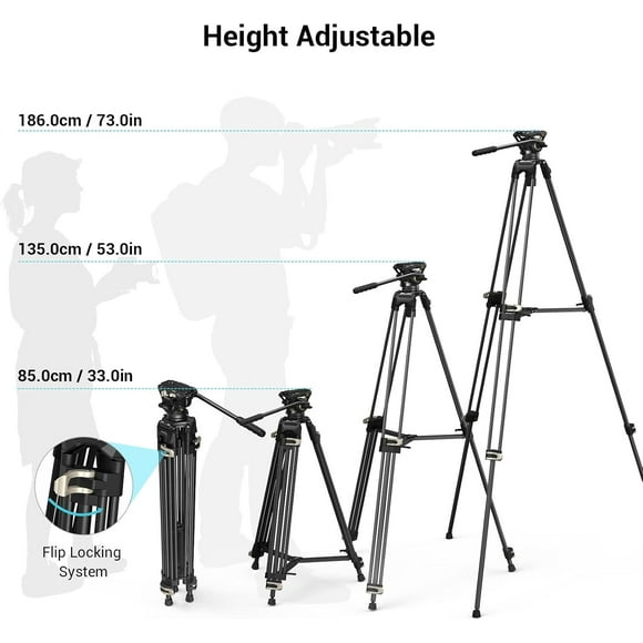 Trípode Video Smallrig Ad-01 Cabezal Fluido (3751b)