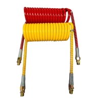 Suntech - Pack Manguera Espiral M16 Rojo / Amarillo 5.5 Mts