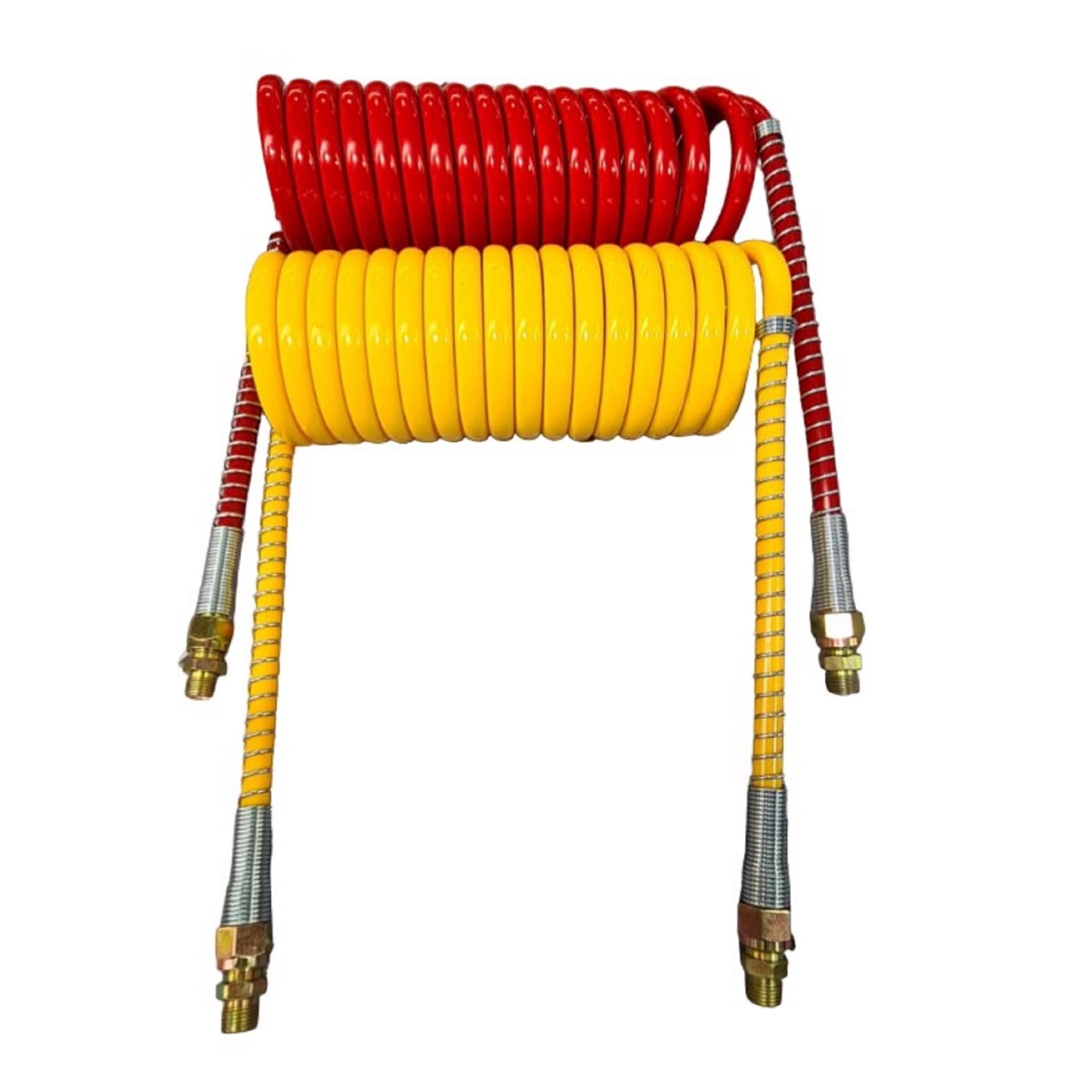 Suntech - Pack Manguera Espiral M16 Rojo / Amarillo 5.5 Mts