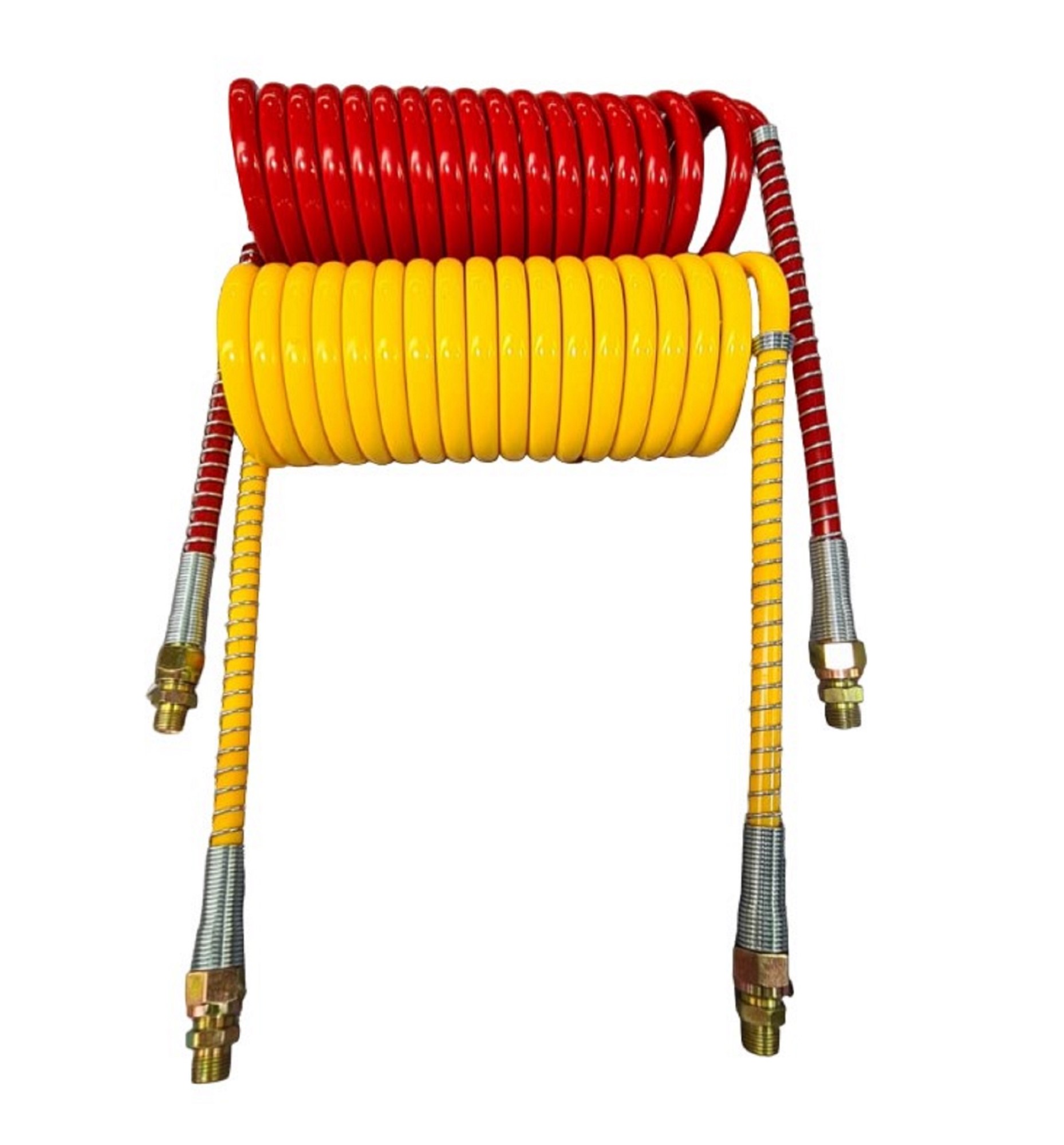 Suntech - Pack Manguera Espiral M16 Rojo / Amarillo 5.5 Mts