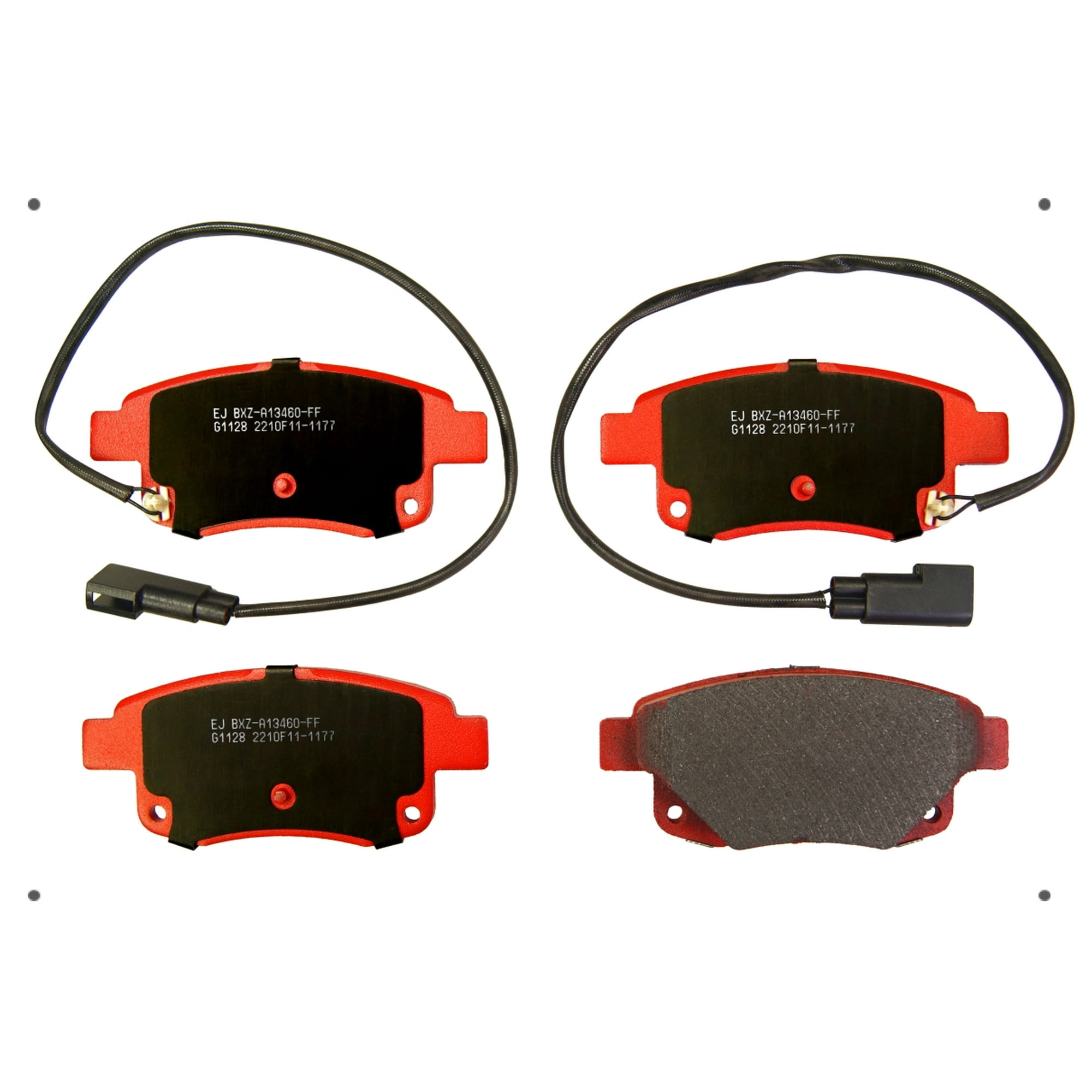 Ital Brakes Pm - Set Pastillas Frenos Ital Brakes Traseras Para Ford Transit 2007 2014