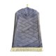 thumbnail image 5 of Alfombra Musulmana Suave Portátil Alfombras Eid Boda Cumplea?os Presente Azul Gris, 5 of 5