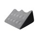 thumbnail image 3 of Almohada De Elevación De Piernas, Masajeador De Espalda, Cojín De Cintura, Espuma Viscoelástica, Almohada De Cuña Para Cama, Color Gris, 3 of 5