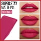thumbnail image 3 of LABIAL LARGA DURACIÓN SUPER STAY MATTE INK PINK 150 PATHFINDER MAYBELLINE, 3 of 8