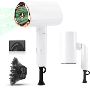 Veatool - Secador De Pelo De Iones Negativos, Secador De Pelo Profesional Potente De 1800W, Ajuste De Múltiples Marchas, Secador De Pelo Plegable, Pequeño Y Portátil