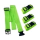 thumbnail image 2 of 4 Uds Correas De Equipaje Vinculante Ajustable Sostiene La Maleta Juntos Cinturones De Equipaje Verde, 2 of 5