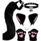 thumbnail image 1 of Set de disfraces BIAOKS con orejas de gato y cola de lobo y zorro para Halloween, 1 of 6