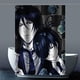 thumbnail image 1 of Cortina de ducha de Anime Black Butler, juego de cortina de baño con ganchos, tamaño 48 x 72 pulgadas, 1 of 3