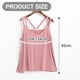 thumbnail image 2 of Camiseta plisada sexy con cuello en V y corte holgado para mujer, talla grande, 2 of 6