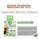 thumbnail image 2 of Arena Sanitaria Aglutinante Vip Cat Tofu 2,5 Kg. - Té Verde, 2 of 4