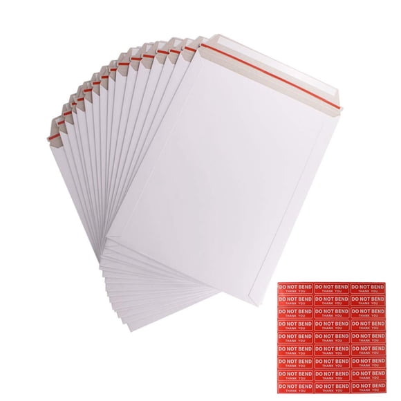 Paquete de 100 sobres para documentos fotográficos zmybcpack, 23 x 30 cm, color blanco