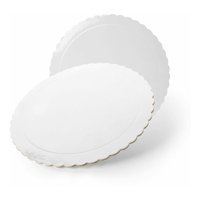 Genérico - Set Base Tortas Redondo Para Repostería De 24 Cm 6 Unidades