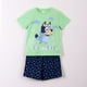 thumbnail image 1 of Pijama Manga Corta Niño Bluey Lets Go Verde, 1 of 4