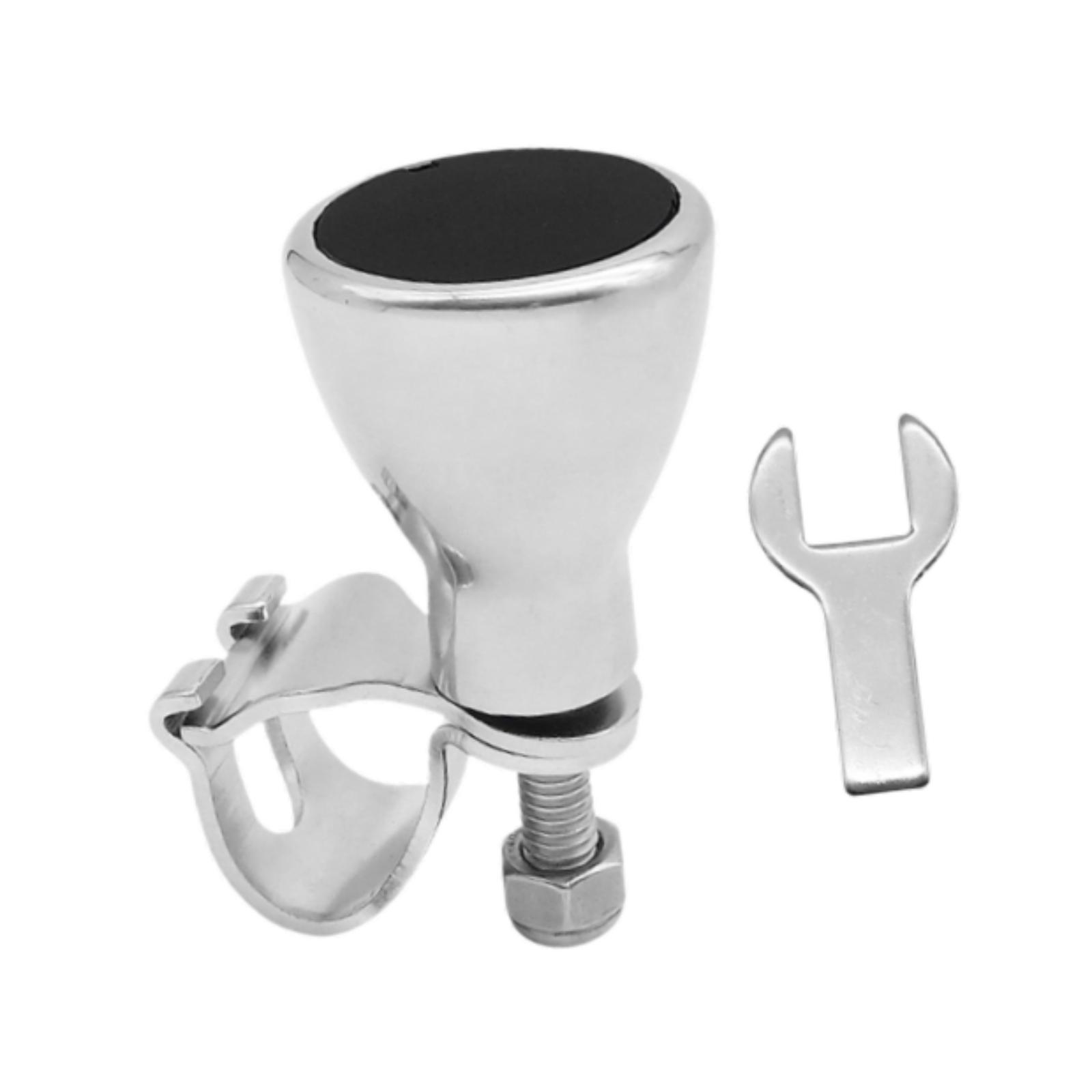 Ioensy - Perilla De Volante De Barco Marino De Aluminio Con Llave Perilla De Maniobra Resistente Estilo B