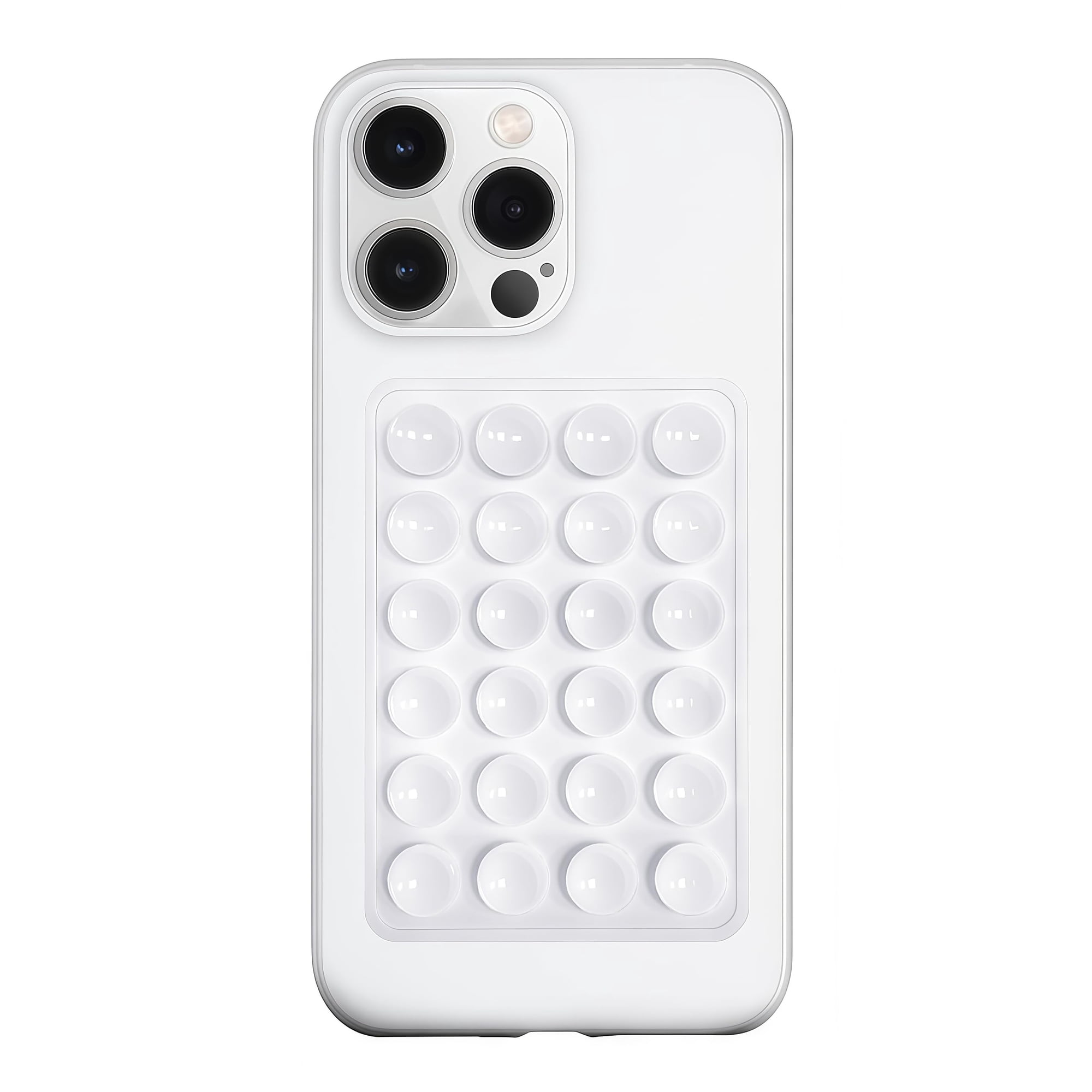 Funda De Silicona Con Ventosa Para Teléfono, Soporte Lvshuliangpin Anteel, Color Blanco