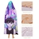 thumbnail image 4 of Juego Cool Omori Manta Capa con Capucha Anti-Bolitas, Manta de Lana Ártica Suave, Manta Portátil de Felpa Ligera y Lujosa, Poncho para Siesta en Casa y Oficina, 100*130cm, 4 of 6