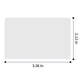 thumbnail image 2 of Minitarjetas en blanco HUKXDGXY, 100 unidades, 8,53 x 5,38 cm, doble cara, 2 of 7