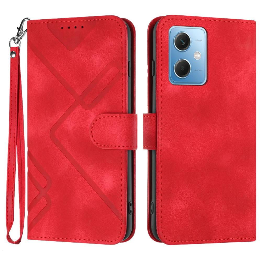 Funda Foxdock Para Xiaomi Redmi Note 12 5g – Tipo Libro Con Soporte, Billetera, Correa Y Diseño Elegante