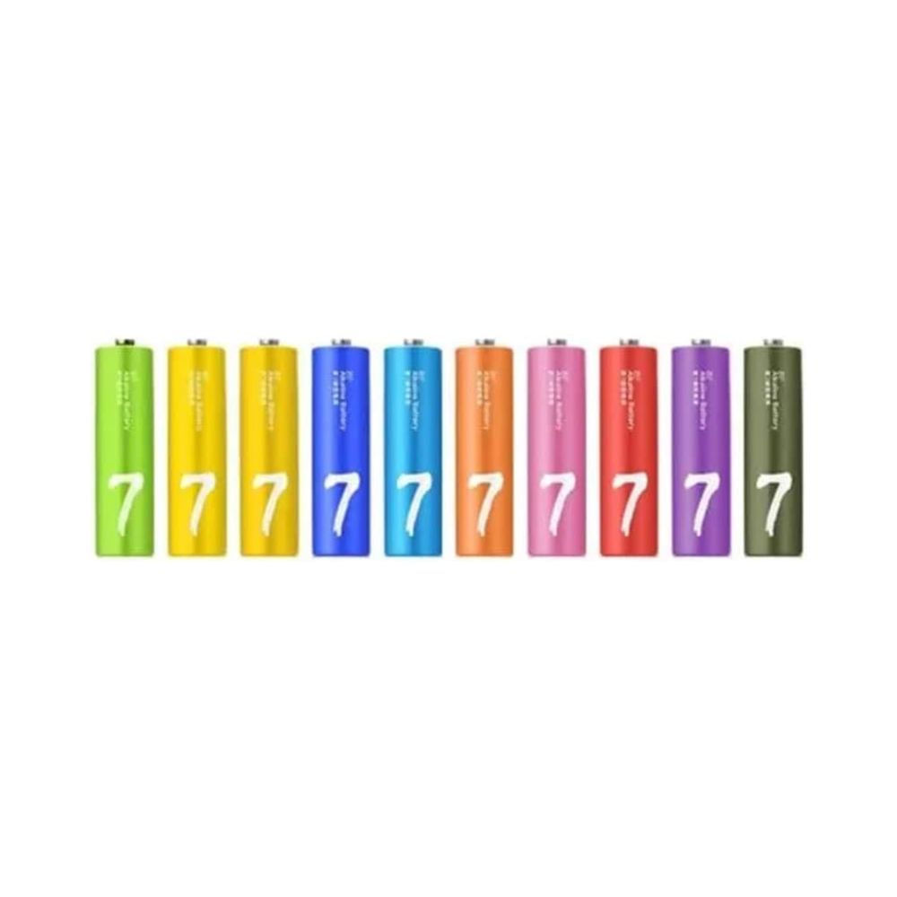 Xiaomi - Pilas Alcalinas Desechables Aaa Arcoiris (10 Unidades)
