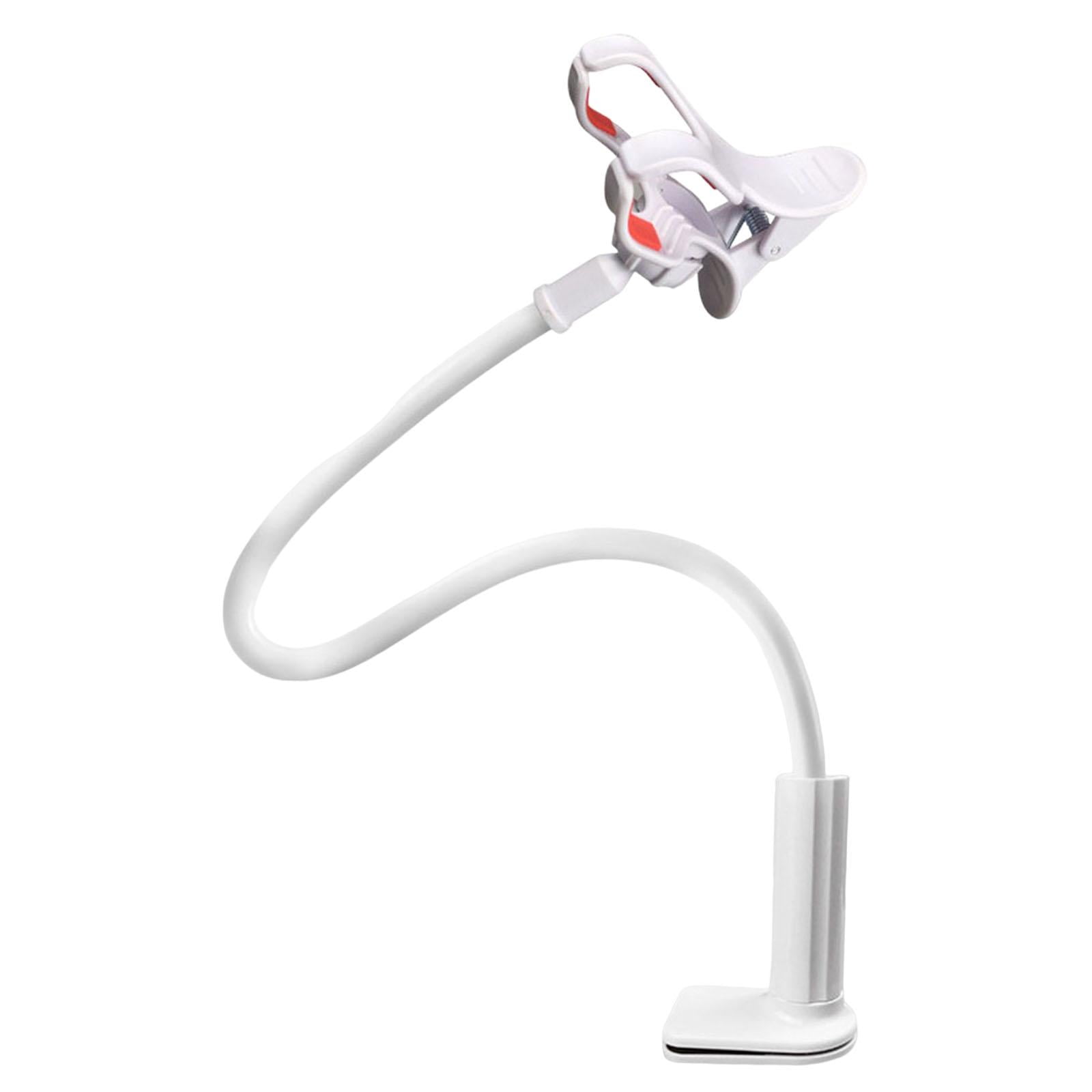 Magideal - Soporte Ajustable Para Teléfono Con Tableta Para Teléfono Móvil Presilla Blanca