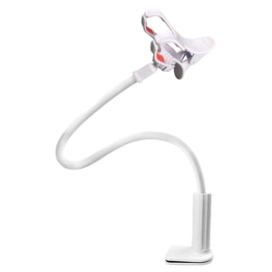 Magideal - Soporte Ajustable Para Teléfono Con Tableta Para Teléfono Móvil Presilla Blanca