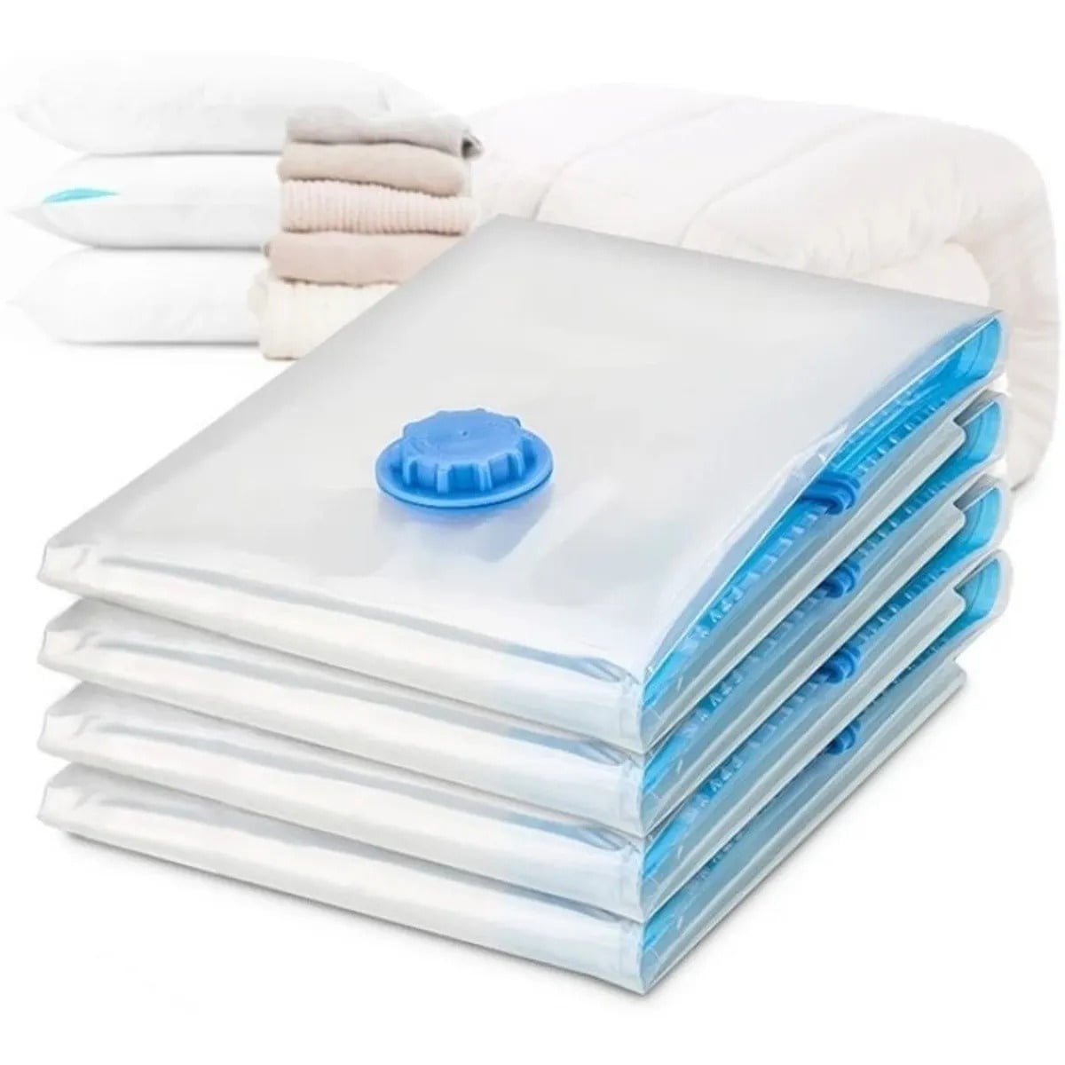 Genérica - Pack X10 Bolsas Al Vacío 40x50 Para Guardar Ropa Comprimido