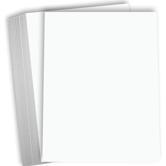 Cartulina Hamilco 21,6 x 27,9 cm 100 lb 50 uds Blanca