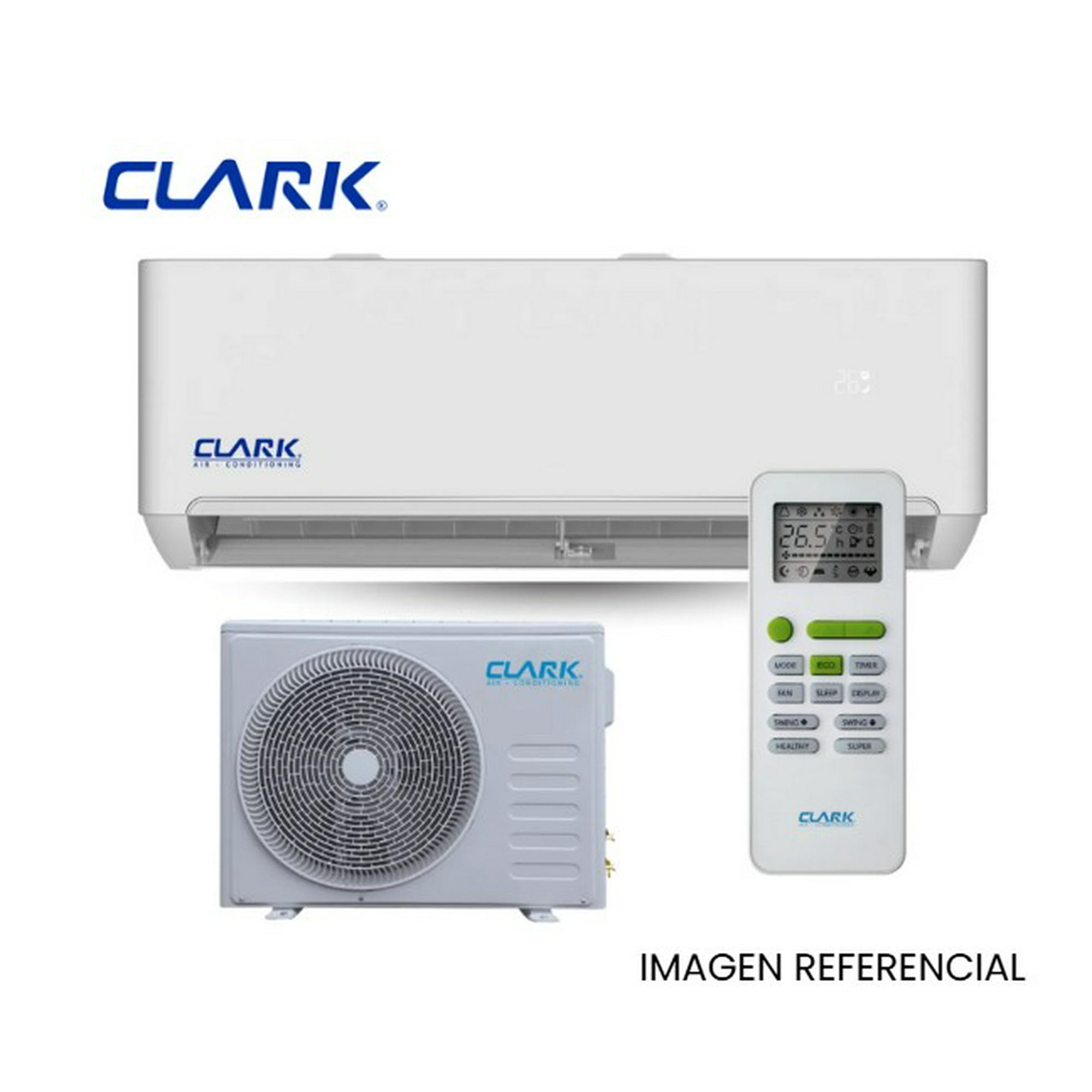 Aire Acondicionado Tipo Split Muro De 12000 Btu Clark