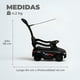 thumbnail image 3 of Auto Correpasillo Con Mango Sombrilla, Luces y Sonido Negro, 3 of 5