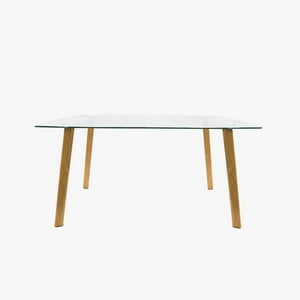 Decoexpress - Mesa De Comedor Cristal 140X80Cm