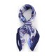 thumbnail image 1 of Pañuelo tipo seda 70 x 70 estampado casual elegante azul Talla Única, 1 of 4