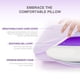 thumbnail image 3 of Funda reversible EGOHOME de espuma viscoelástica, color morado, 3 of 8