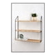 thumbnail image 2 of Repisa 3 Niveles 60X15X54Cm Metal Base Madera, 2 of 3